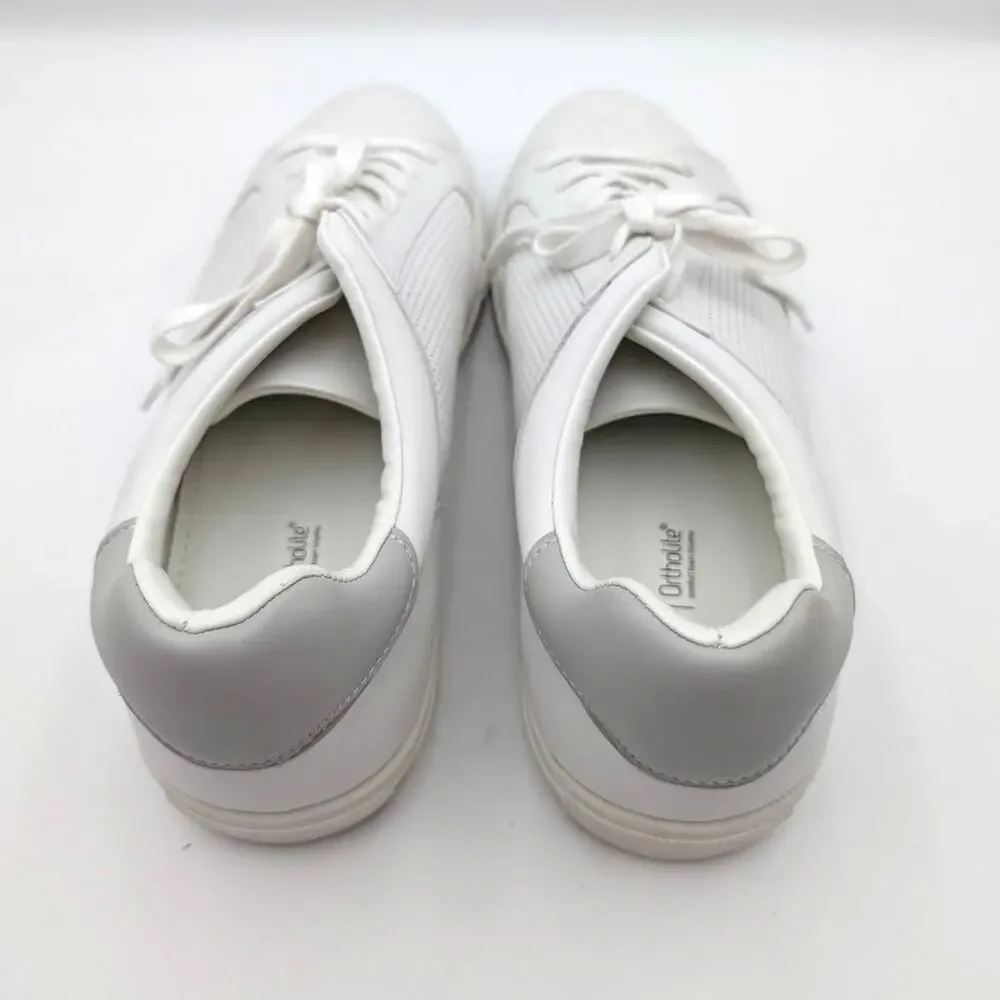 Nordstrom Rack Lace-Up Sneaker Shoes Round Toe Men's White Size US12M EU45
